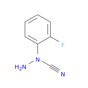 Hydrazinecarbonitrile, 1-(2-fluorophenyl)-