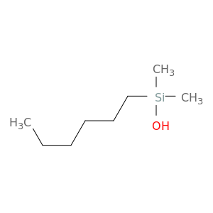 Silanol, hexyldimethyl-