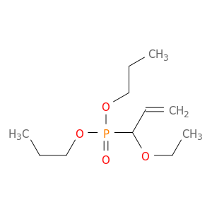 Phosphonic acid, (1-ethoxy-2-propenyl)-, dipropyl ester