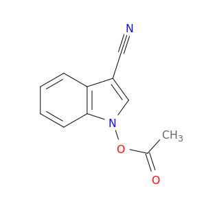 1H-Indole-3-carbonitrile, 1-(acetyloxy)-