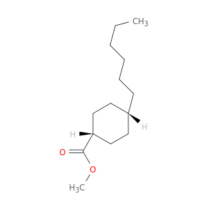 Cyclohexanecarboxylic acid, 4-hexyl-, methyl ester, cis-