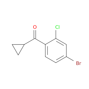 (4-bromo-2-chlorophenyl)(cyclopropyl)methanone