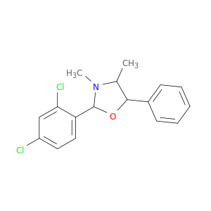 Oxazolidine, 2-(2,4-dichlorophenyl)-3,4-dimethyl-5-phenyl-