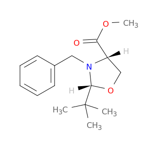 (2R,4S)-N-Benzyl-2-t-butyloxazolidine-4-carboxylic Acid, Methyl Ester