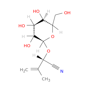 (2S)-2-(β-D-吡喃糖氧基氧基)-3-甲基-3-丁烯腈