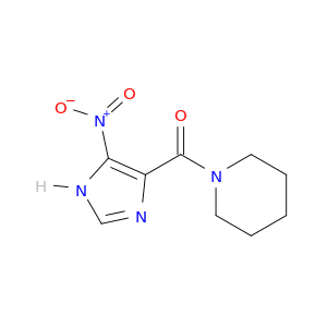 1-[(5-nitro-1h-imidazol-4-yl)carbonyl]piperidine
