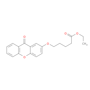Pentanoic acid, 5-[(9-oxo-9H-xanthen-2-yl)oxy]-, ethyl ester