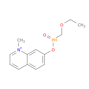 Quinolinium, 7-[(ethoxymethylphosphinyl)oxy]-1-methyl-