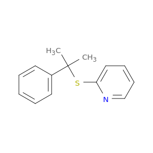 Pyridine, 2-[(1-methyl-1-phenylethyl)thio]-