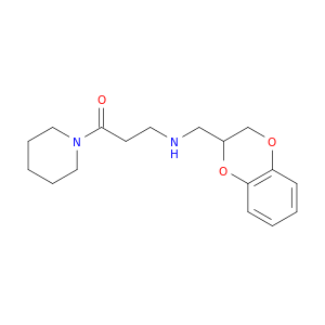 1-Propanone,3-[[(2,3-dihydro-1,4-benzodioxin-2-yl)methyl]amino]-1-(1-piperidinyl)-