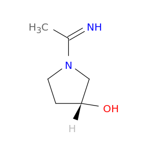 3-Pyrrolidinol, 1-(1-iminoethyl)-, (R)-