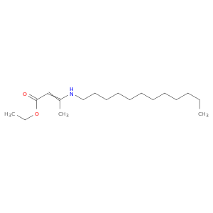 2-Butenoic acid, 3-(dodecylamino)-, ethyl ester