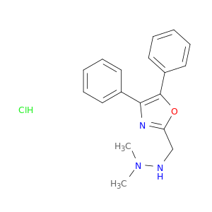 2-[(2,2-dimethylhydrazinyl)methyl]-4,5-diphenyl-1,3-oxazole hydrochloride(1:1)