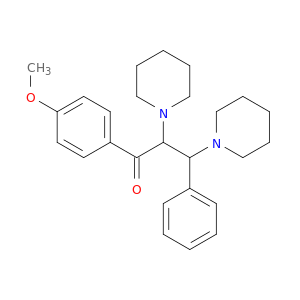 1-(4-methoxyphenyl)-3-phenyl-2,3-di(piperidin-1-yl)propan-1-one