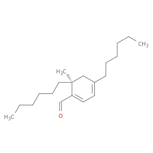 1,3-Cyclohexadiene-1-carboxaldehyde, 4,6-dihexyl-6-methyl-, (6S)-