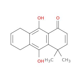 1(4H)-Anthracenone, 5,8-dihydro-9,10-dihydroxy-4,4-dimethyl-