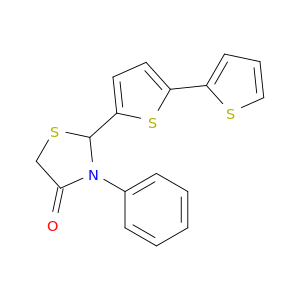 4-Thiazolidinone, 2-[2,2'-bithiophen]-5-yl-3-phenyl-
