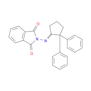 1H-Isoindole-1,3(2H)-dione, 2-[(2,2-diphenylcyclopentylidene)amino]-