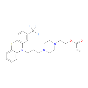 1-Piperazineethanol,4-[3-[2-(trifluoromethyl)-10H-phenothiazin-10-yl]propyl]-, 1-acetate