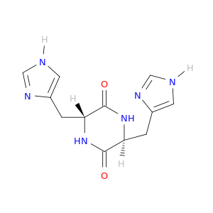 2,5-Piperazinedione, 3,6-bis(1H-imidazol-4-ylmethyl)-, trans-