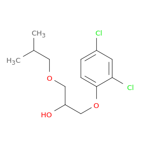 2-Propanol, 1-(2,4-dichlorophenoxy)-3-(2-methylpropoxy)-