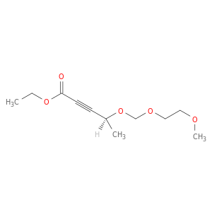 2-Pentynoic acid, 4-[(2-methoxyethoxy)methoxy]-, ethyl ester, (4S)-