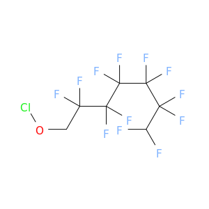 Hypochlorous acid, 2,2,3,3,4,4,5,5,6,6,7,7-dodecafluoroheptyl ester