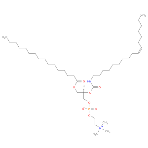 2-[[(2R)-2-[[(Z)-heptadec-10-enyl]carbamoyloxy]-3-hexadecanoyloxy-propoxy]-oxido-phosphoryl]oxyethyl-trimethyl-azanium