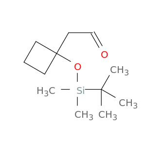 2-{1-[(tert-Butyldimethylsilyl)oxy]cyclobutyl}acetaldehyde
