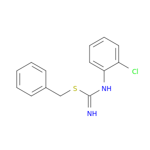 Carbamimidothioic acid, (2-chlorophenyl)-, phenylmethyl ester