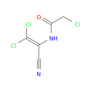 Acetamide, 2-chloro-N-(2,2-dichloro-1-cyanoethenyl)-