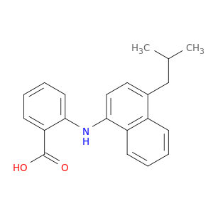 N-(4-ISOBUTYL-NAPHTHALEN-1-YL)ANTHRANILIC ACID