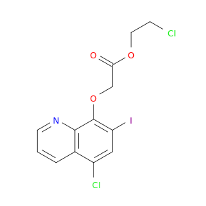 Acetic acid, [(5-chloro-7-iodo-8-quinolinyl)oxy]-, 2-chloroethyl ester