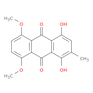 9,10-Anthracenedione, 1,4-dihydroxy-5,8-dimethoxy-2-methyl-