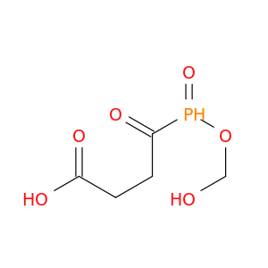 Butanoic acid, 4-(hydroxymethoxyphosphinyl)-4-oxo-