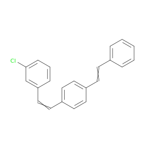Benzene, 1-[2-(3-chlorophenyl)ethenyl]-4-(2-phenylethenyl)-