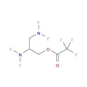 Acetic acid, trifluoro-, 2,3-bis(difluoroamino)propyl ester