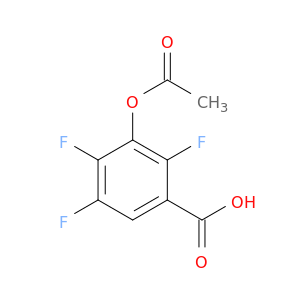 Benzoic acid, 3-(acetyloxy)-2,4,5-trifluoro-