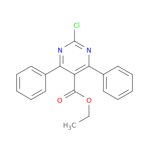 乙基2-氯-4,6-二苯基-5-嘧啶羧酸甲酯