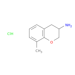 8-methyl-3,4-dihydro-2H-1-benzopyran-3-amine hydrochloride