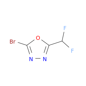 2-bromo-5-(difluoromethyl)-1,3,4-oxadiazole