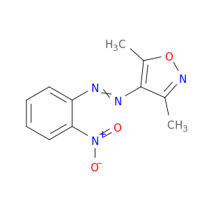 Isoxazole, 3,5-dimethyl-4-[(2-nitrophenyl)azo]-