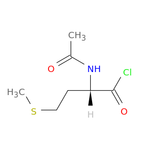 Butanoyl chloride, 2-(acetylamino)-4-(methylthio)-, (2S)-