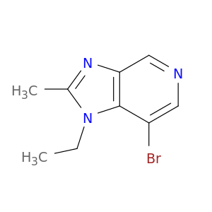7-溴-1-乙基-2-甲基-1H-咪唑[4,5-C]吡啶