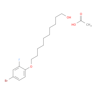 1-Decanol, 10-(4-bromo-2-fluorophenoxy)-, acetate