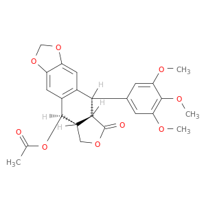 (5r,5ar,8as,9r)-8-oxo-9-(3,4,5-trimethoxyphenyl)-5,5a,6,8,8a,9-hexahydrofuro[3',4':6,7]naphtho[2,3-d][1,3]dioxol-5-yl acetate