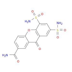 9H-Xanthene-2-carboxamide, 5,7-bis(aminosulfonyl)-9-oxo-