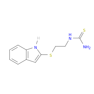 Thiourea, [2-(1H-indol-2-ylthio)ethyl]-