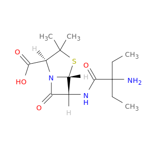 (2s,5r,6r)-6-[(2-amino-2-ethylbutanoyl)amino]-3,3-dimethyl-7-oxo-4-thia-1-azabicyclo[3.2.0]heptane-2-carboxylic acid