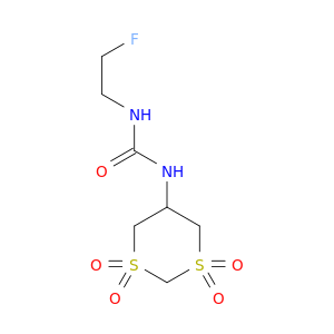 Urea,N-(2-fluoroethyl)-N'-(1,1,3,3-tetraoxido-1,3-dithian-5-yl)-